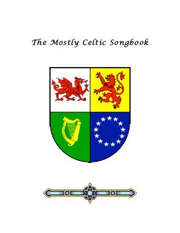 THE MOSTLY CELTIC SONGBOOK