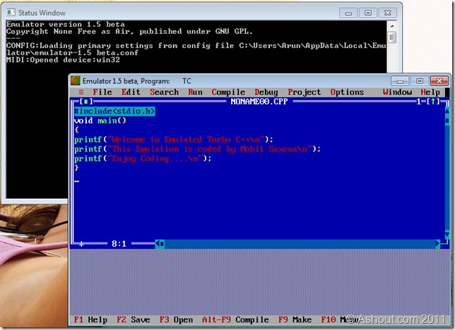 turbo c software  for windows 7 32-bit