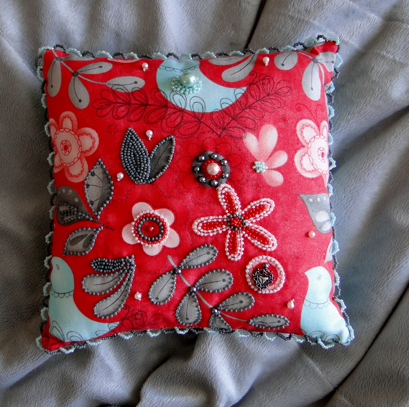 The Beaded Pillow