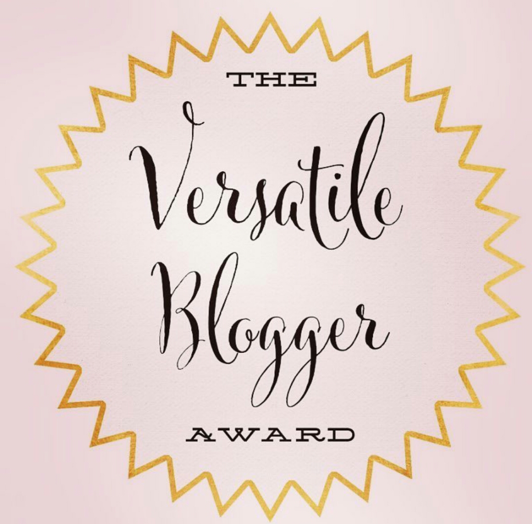 My Versatile Blogger Award