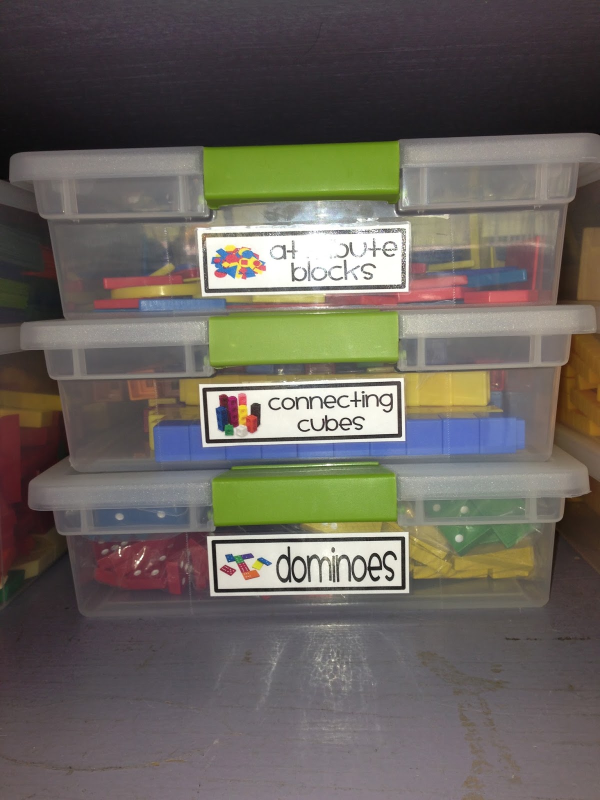 Organize It Math Manipulatives Fun and Fearless in First