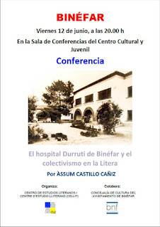 Conferencia sobre las colectividades y el Hospital Casa Durruti
