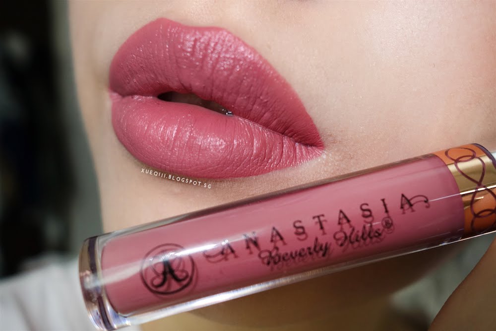 Anastasia Beverly Hills Liquid Lipstick In Dusty Rose Xueqi S Beauty Episode