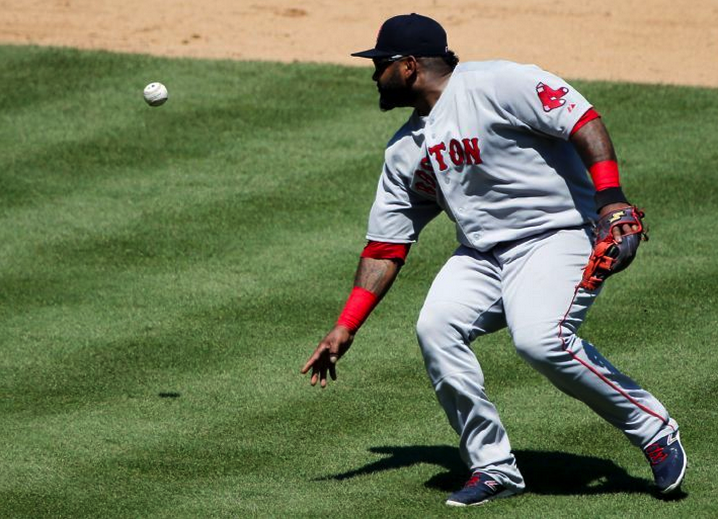 Boston Red Sox SS Pablo Reyes claps after stealing second base. The News  Photo - Getty Images
