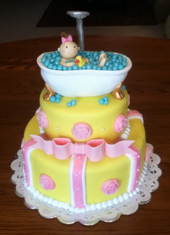 Bellissimo! Specialty Cakes "Victorian/Sweet Pea Baby Shower Cakes" 3/13