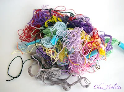 DIY skein /Tutoriel écheveaux - chez violette