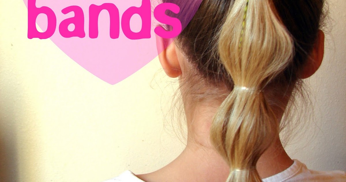 A girl and a glue gun hair dos....rubber bands..