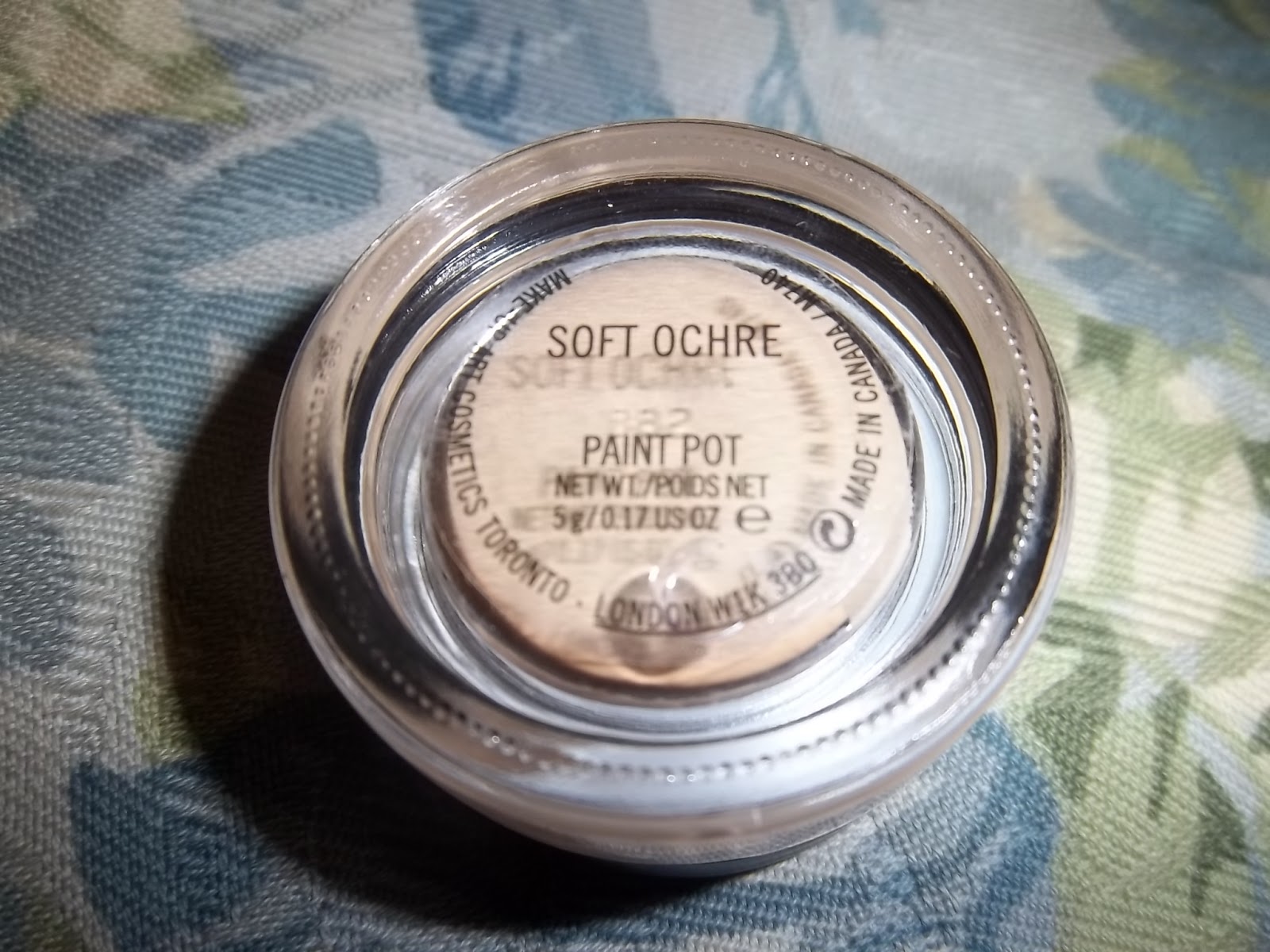 Just Make it Up MAC Soft Ochre Paint Pot