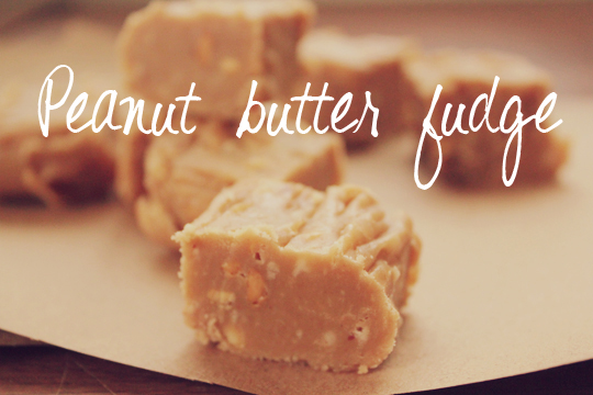 peanut butter fudge recipe