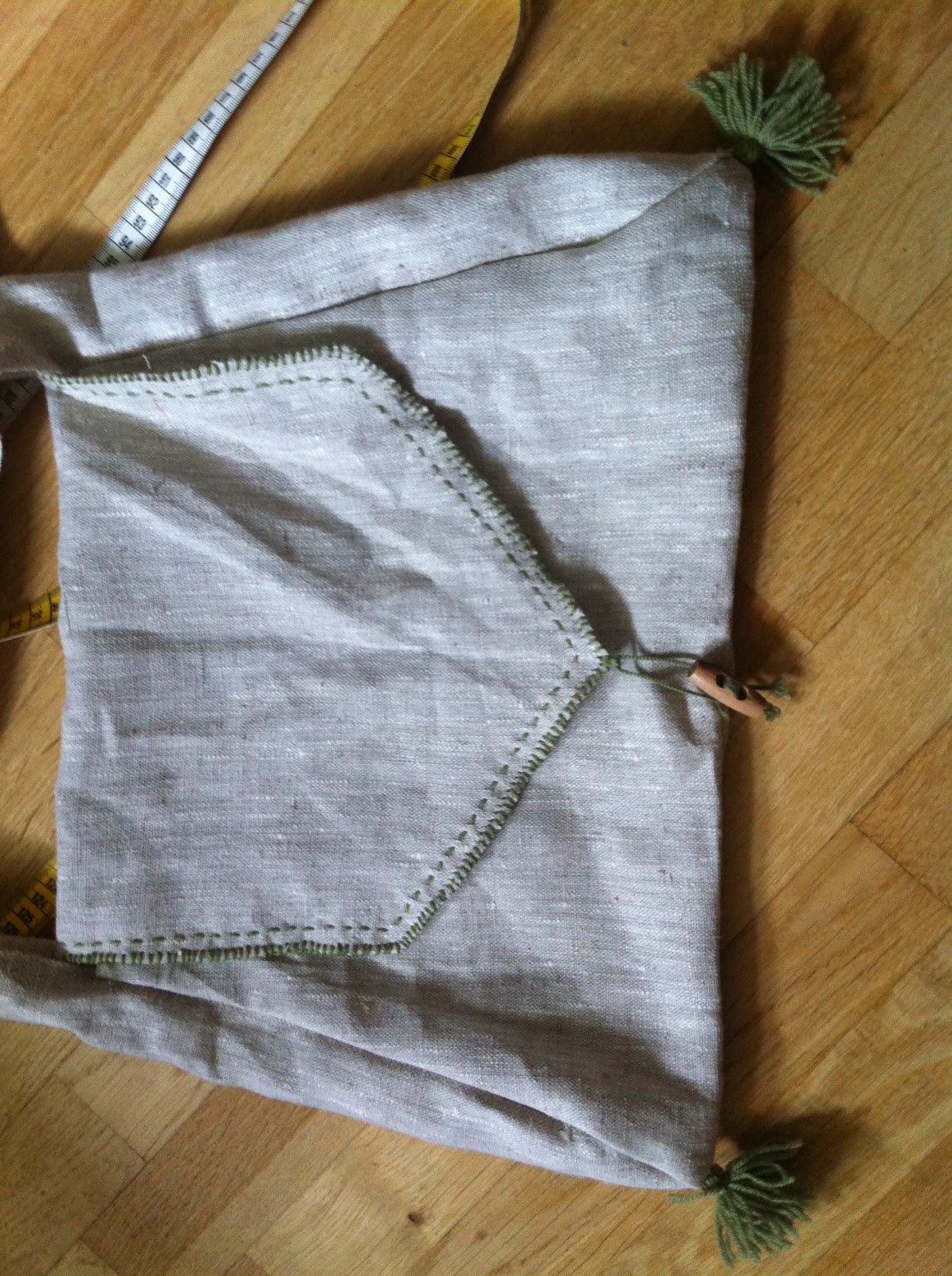 Aldriona's Crafts Pilgrim's bag finished