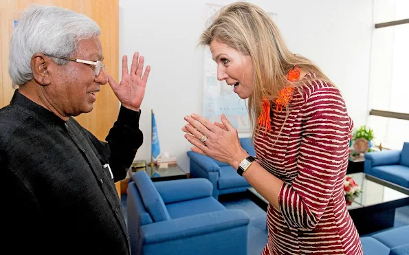 Queen Maxima of the Netherlands a three day visit to Bangladesh. Queen Maxima of the Netherlands, also UN Secretary-General’s Special advocate for Inclusive Finance for Development (UNSGSA)