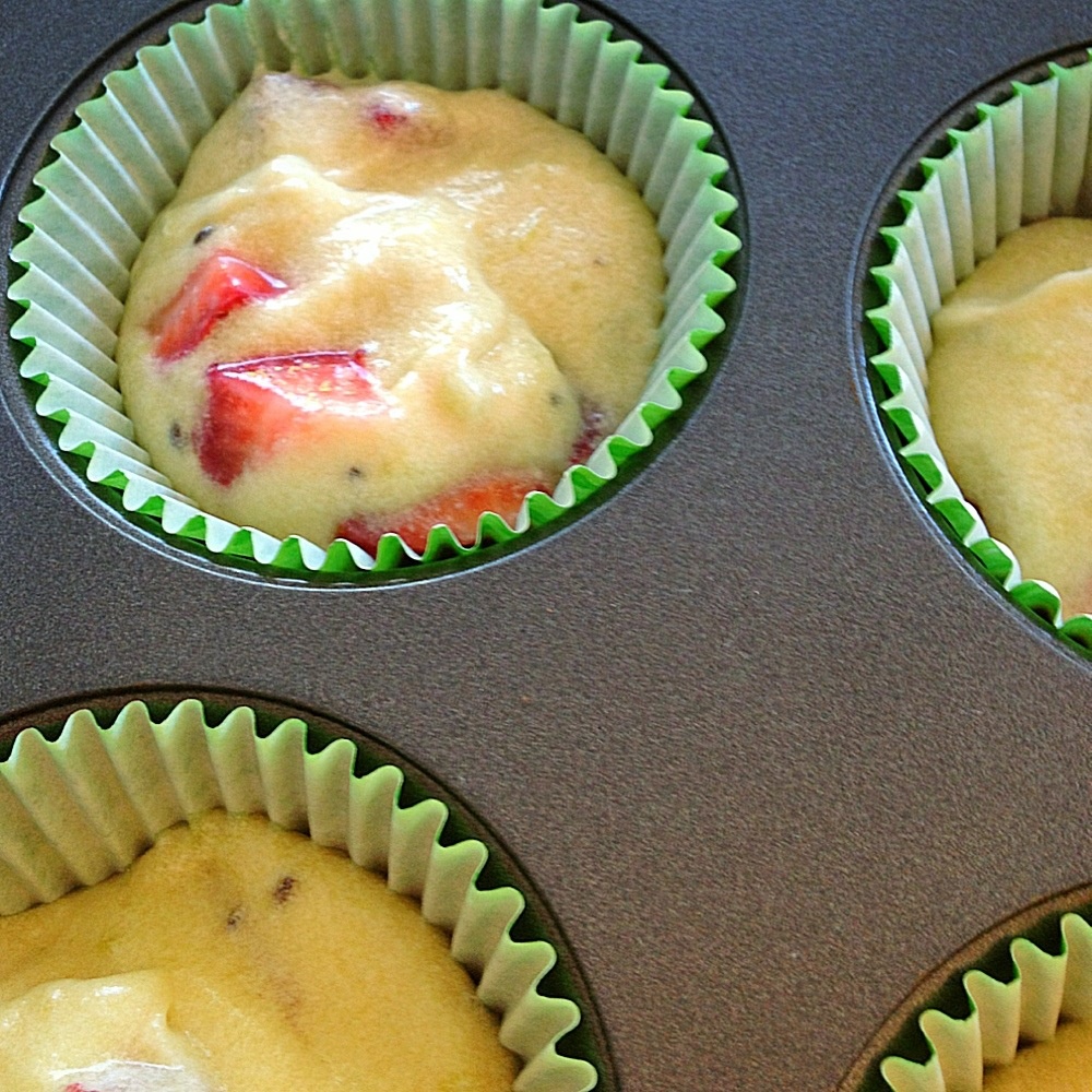 Sea Jay's Cupcakes Kiwi Strawberry Cupcakes