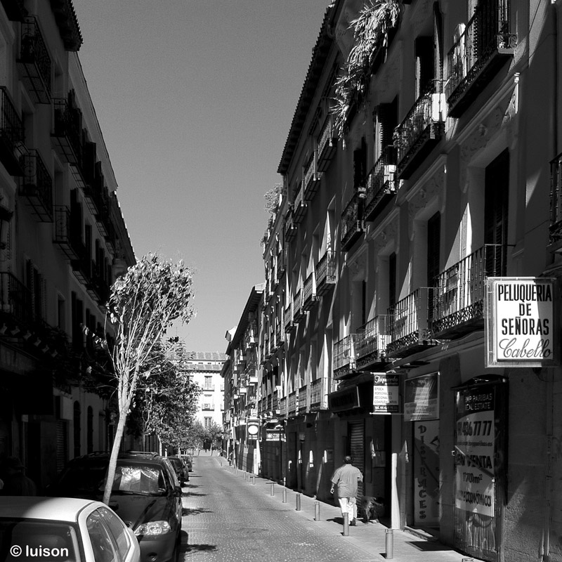 Luisón: Urban spaces / Espacio urbanos. Barrio de Las Letras, Madrid