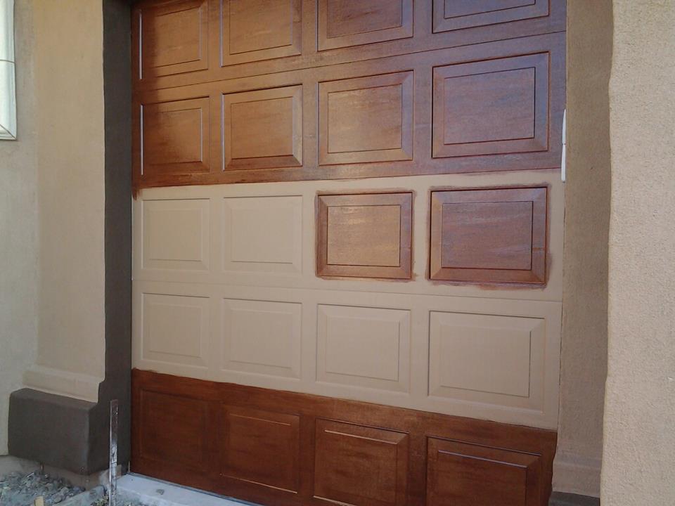 Kid Friendly Luxury Home Faux Wood Garage Doors
