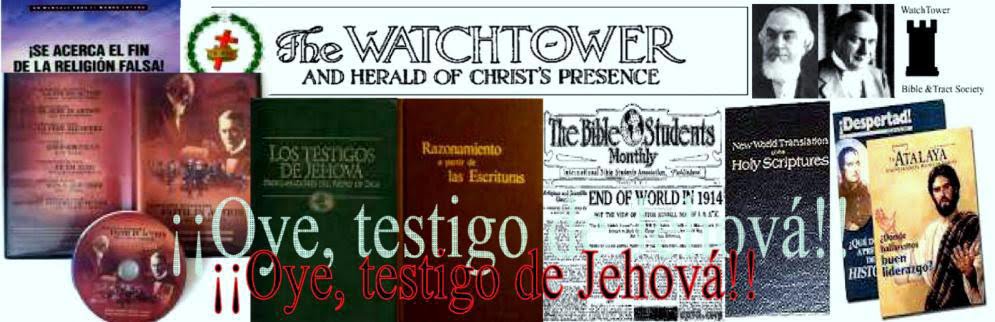 ¡¡¡¡¡Oye, Testigo de Jehová!!!!!