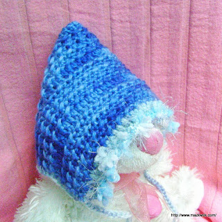 crochet baby pixie hat