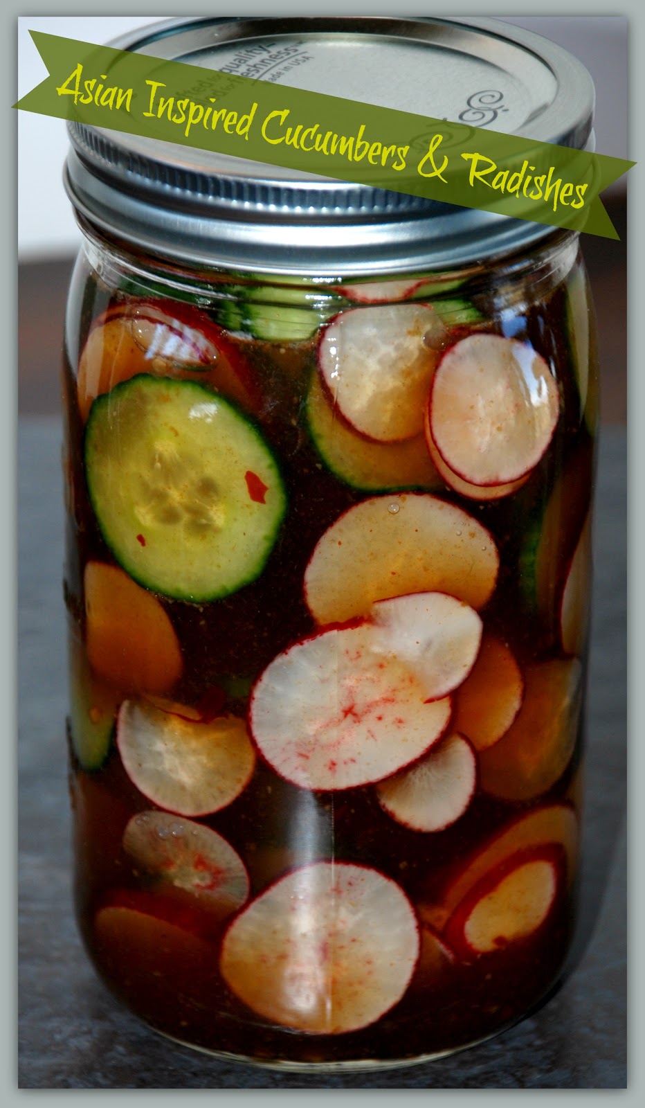 Living Rancho Delux Asian Inspired Cucumbers and Radishes