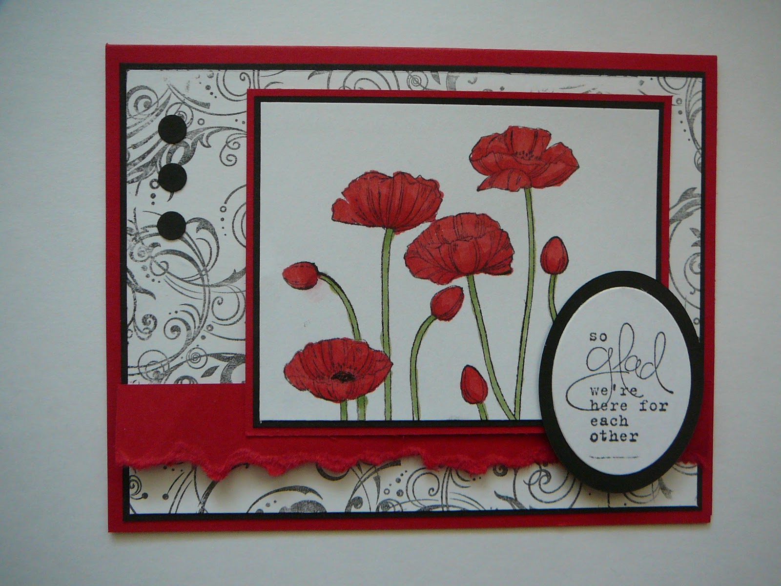 In My Stamping Room My Red Card