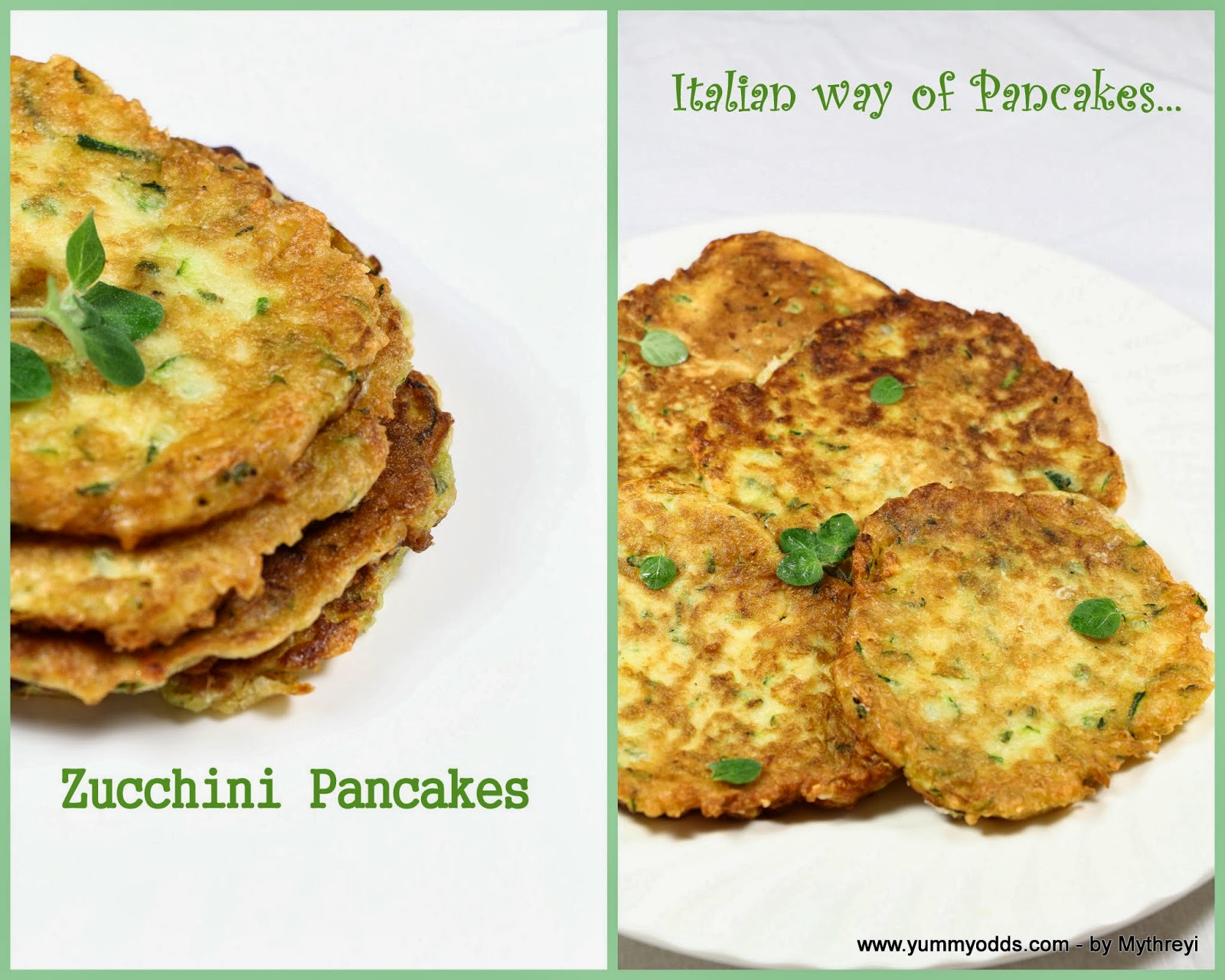 Yum! Yum! Yum! Zucchini Pancakes
