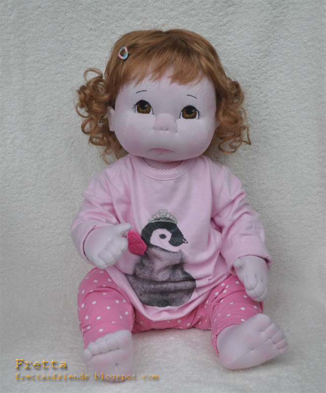 Fretta Life size 19" Soft Sculptured Jointed Baby Doll