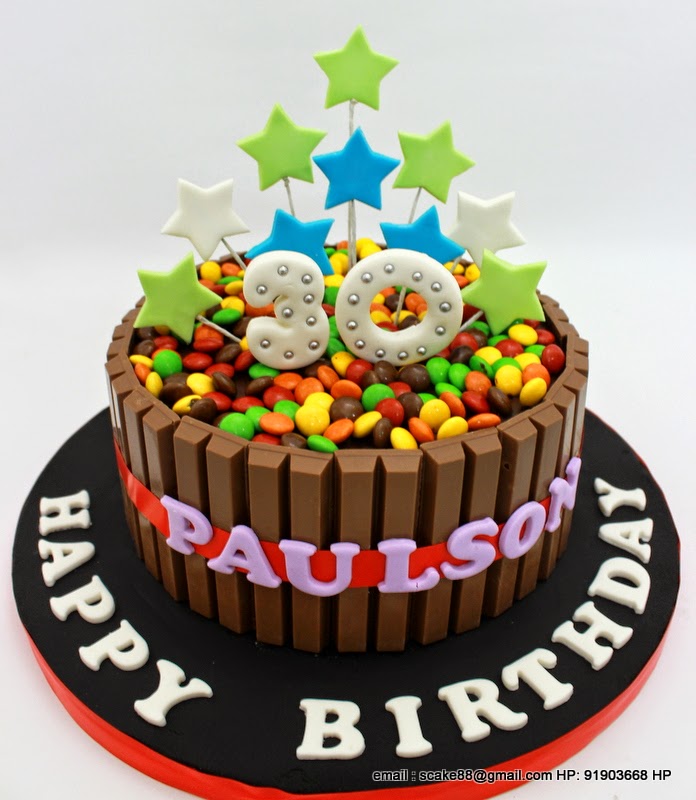 The Sensational Cakes DELICIOUS KIT KAT M&M'S FAVORED CHOC FUDGE CAKE