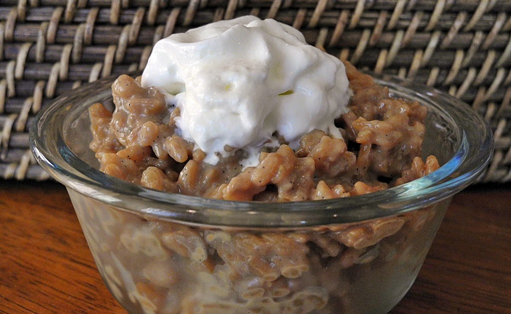 Recipe for Vanilla Coffee and Cream Rice Pudding | Eat Little, Eat Big