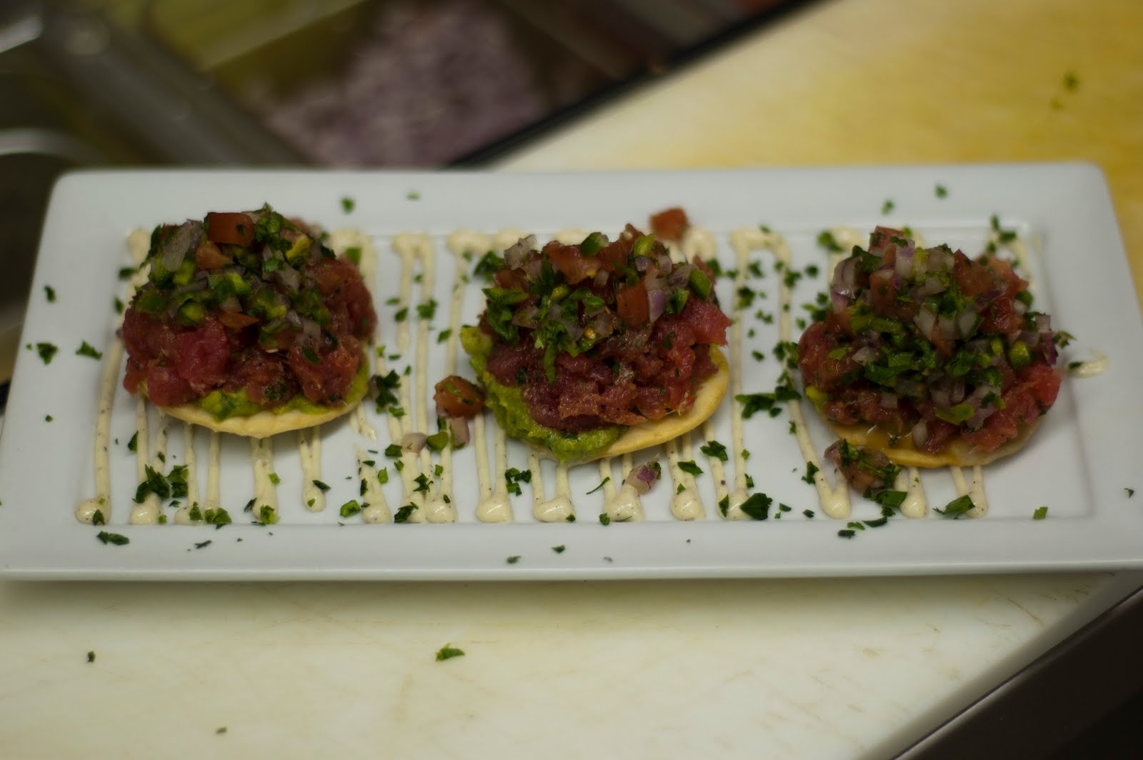 Tuna Tostada