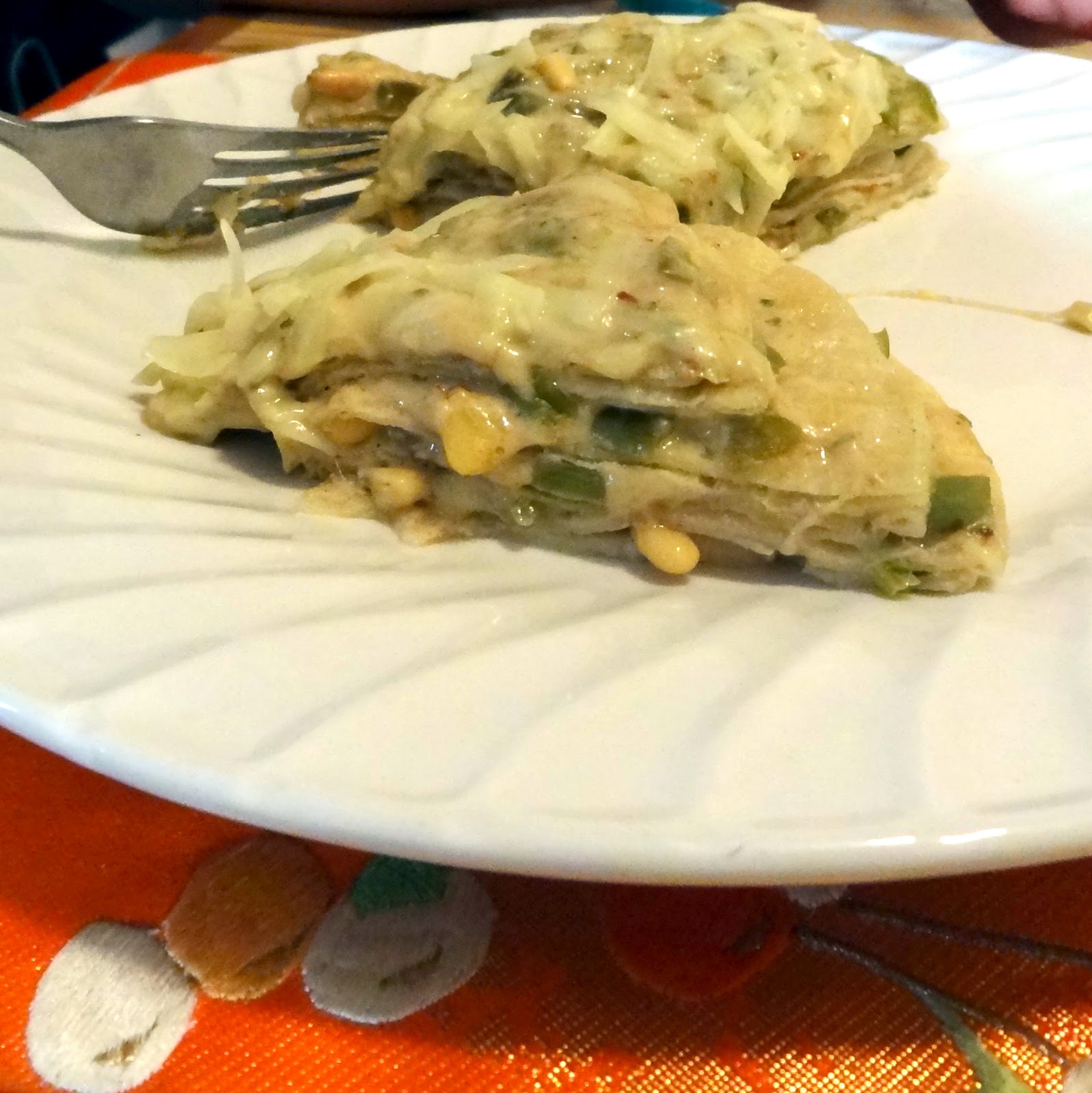 Miss Mochi's Adventures New Mexican Green Chile Enchilada