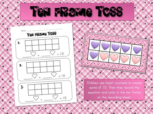Kindergarten valentine's day freebies
