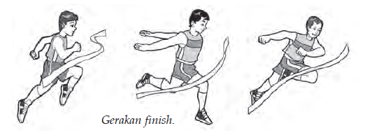 Teknik Lari Jarak Pendek dan Teknik Melewati Garis Finish