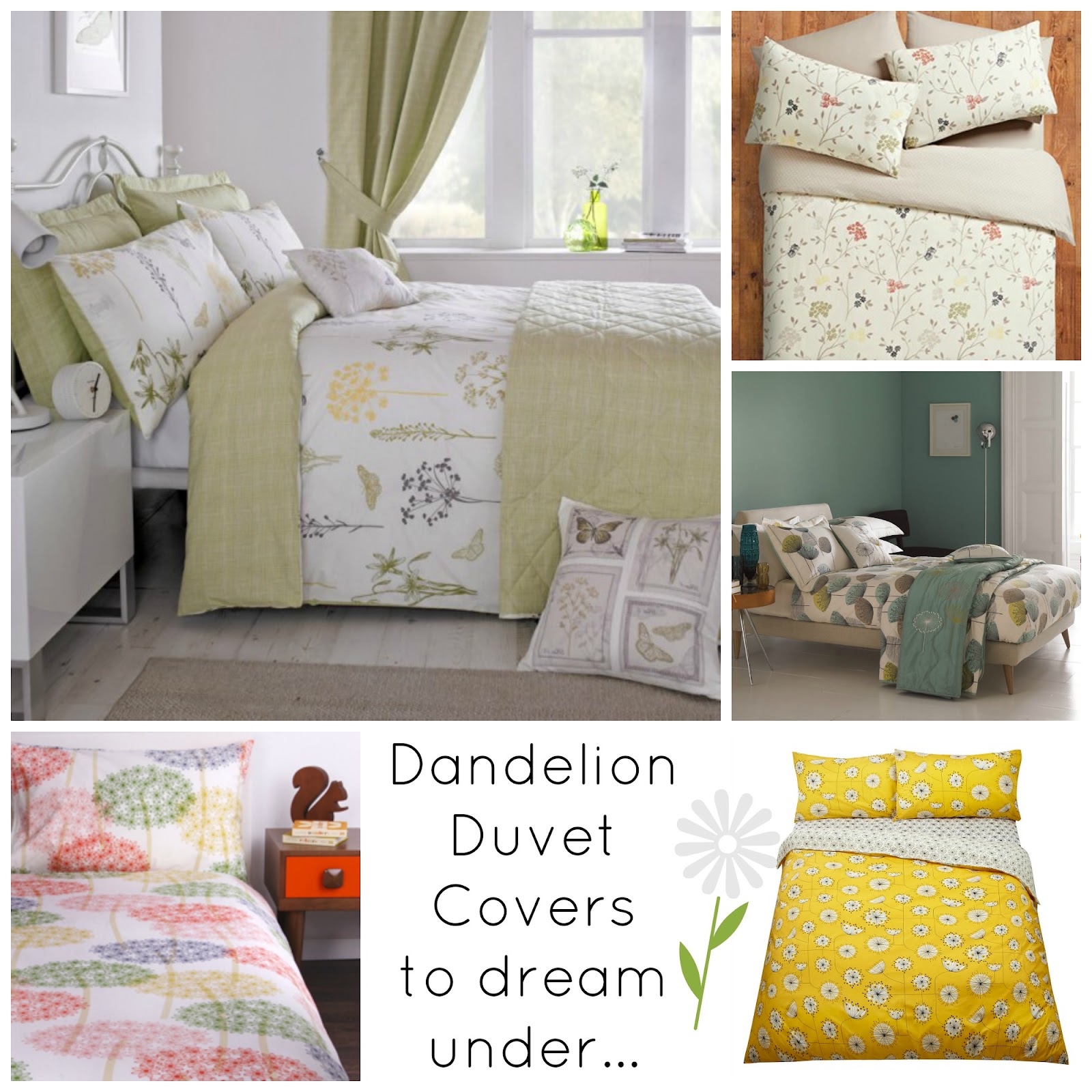 Dandelion Duvet Covers To Dream Under Diary Of The Evans Crittens