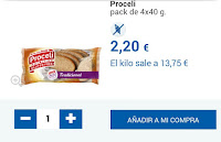 Precio pan sin gluten