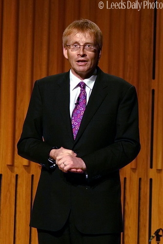 Picture of Dr Phil Hammond at the Love Arts Festival, Leeds. Dr Phil Hammond