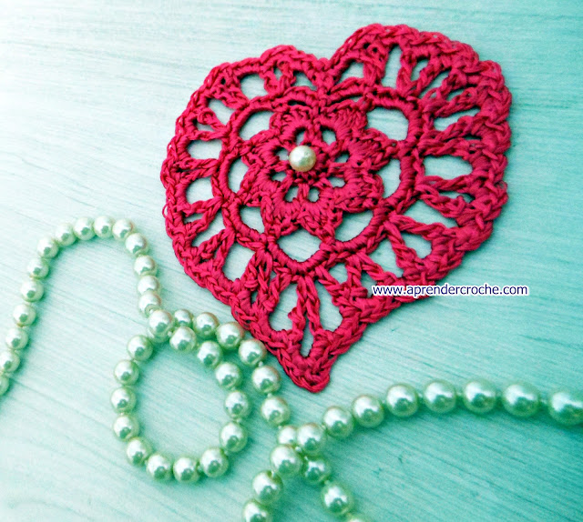 aprender croche com medalhão modelo coração suzi circulo edinir-croche dvd loja curso de croche