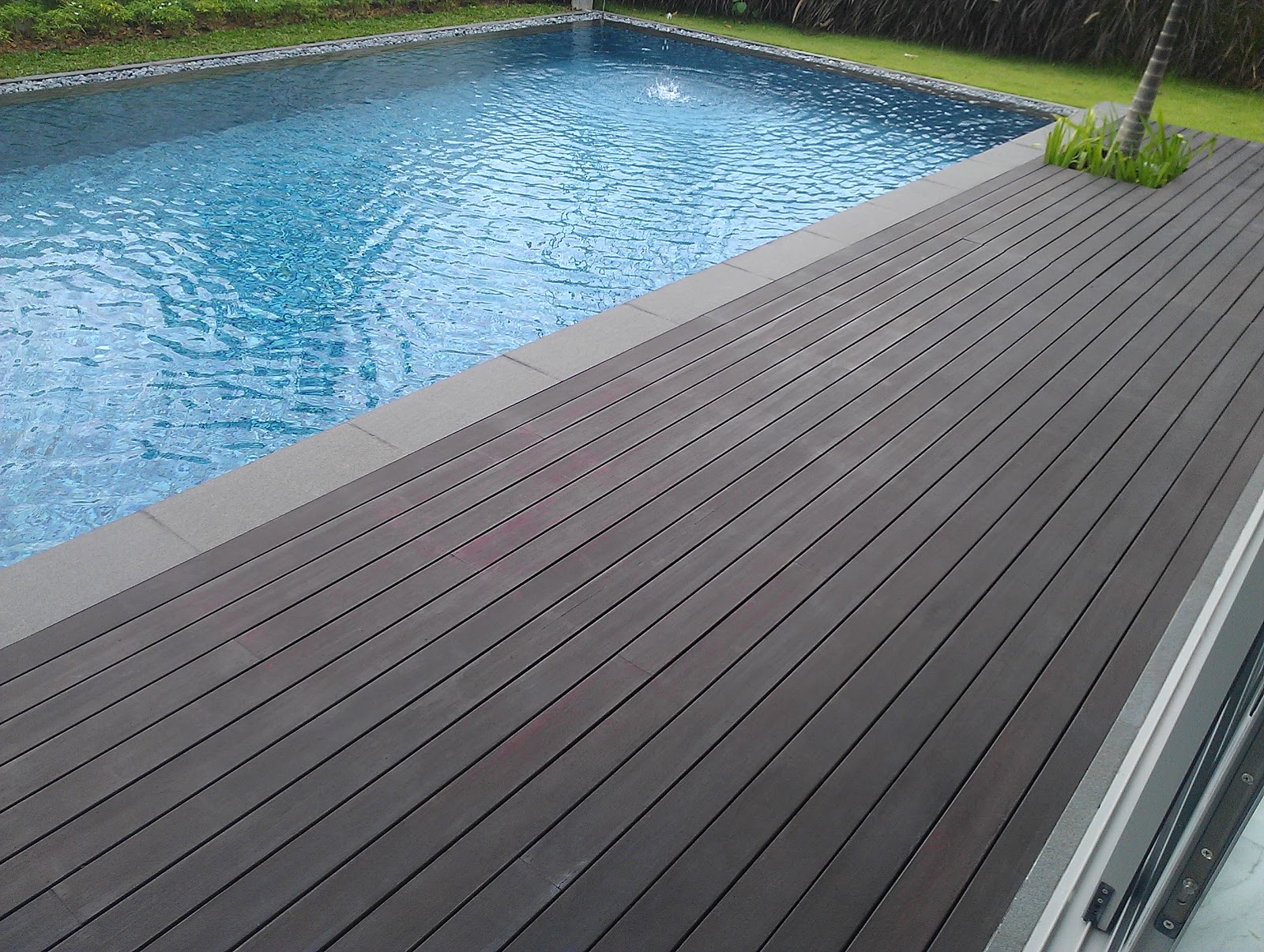 Exowood Enterprises Pte Ltd: Chengal Wood Pool Decking (recently completed)