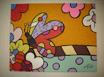 Meu primeiro quadro_releitura Romero Britto.