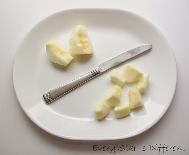 Cutting Apples