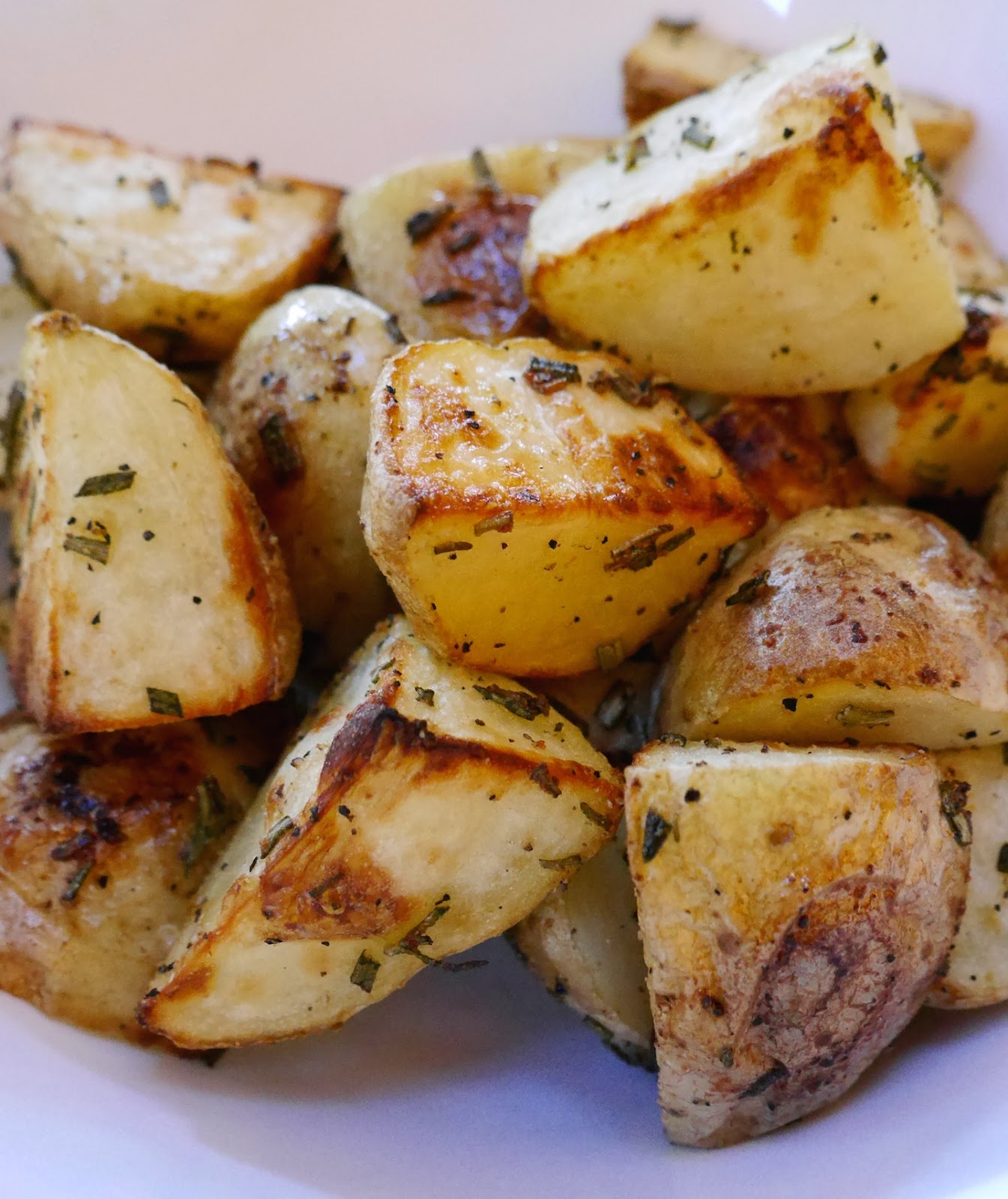 Foods For Long Life Garlicky Rosemary Roasted New PotatoesLow Fat