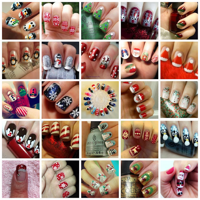 226 best nail art ideas images on pinterest Hanclarky: Blogmas Day 13 - Christmas Nails