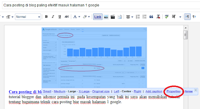 Cara posting di blog