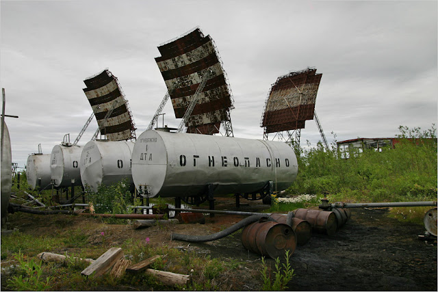 Красноярский край. Таймырский полуостров. Поселок Волочанка. 