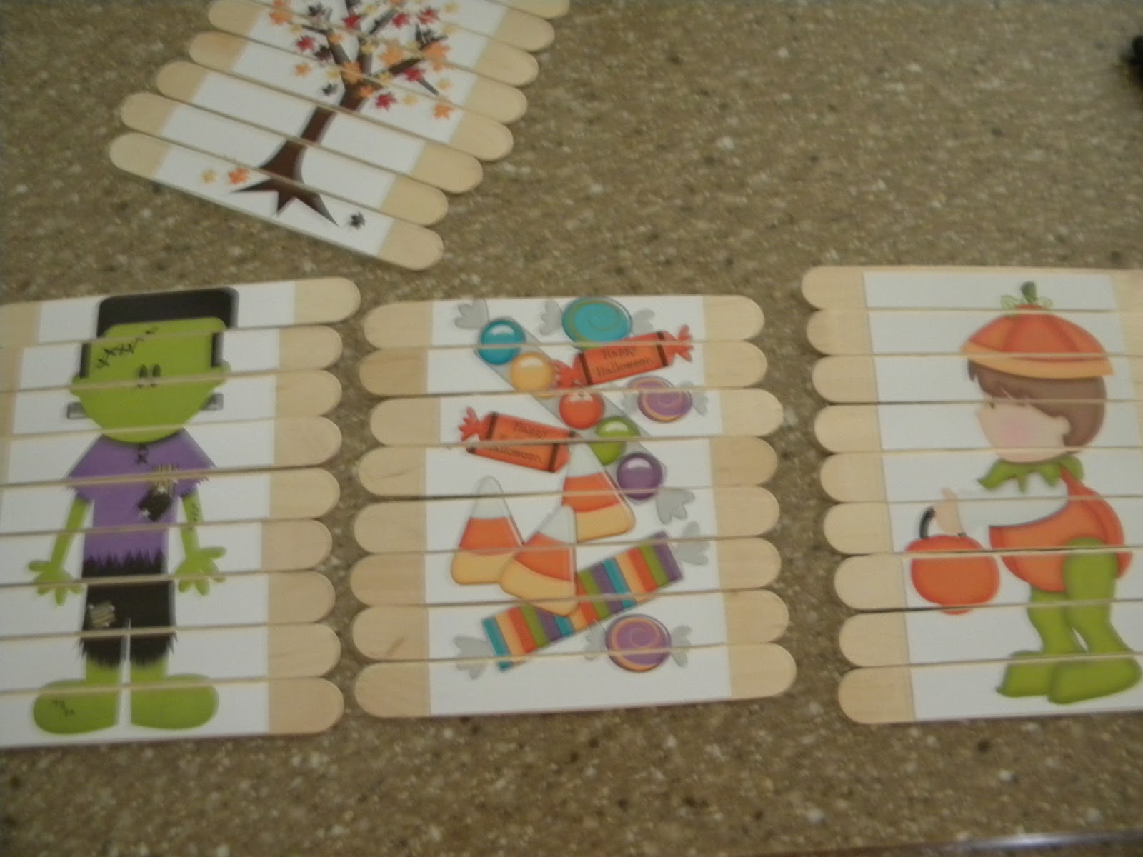 FlipChick Designs Popsicle Stick Puzzles Tutorial