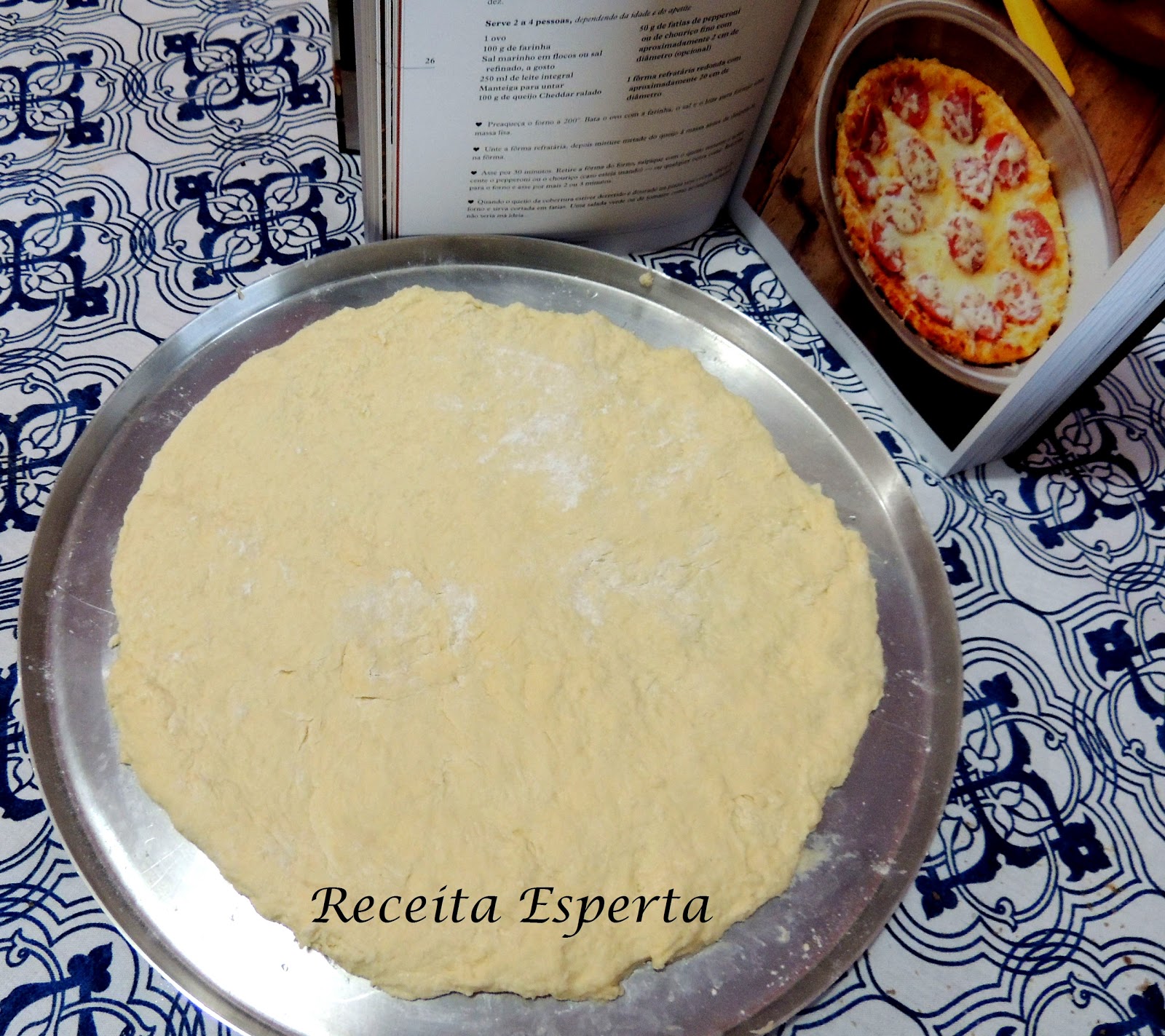 MASSA DE PIZZA SEM FERMENTO Priscila Schulz RECEITA ESPERTA Moda