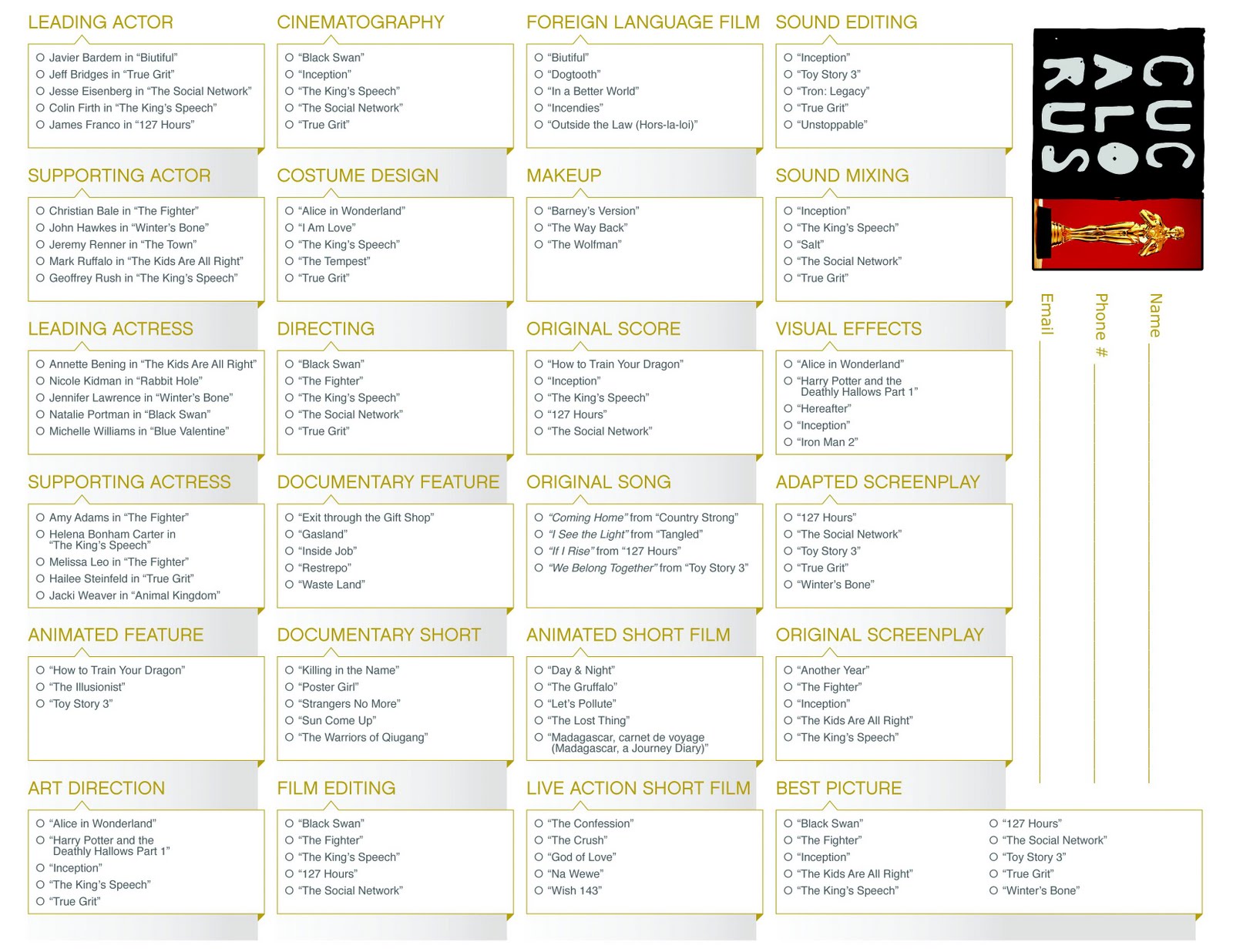 printable ballot template