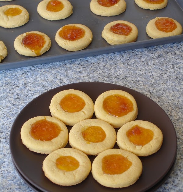 Veggie Platter Eggless Apricot Jam Biscuits