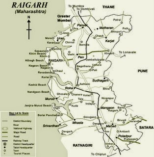 Raigad Map With Taluka Raigad Map
