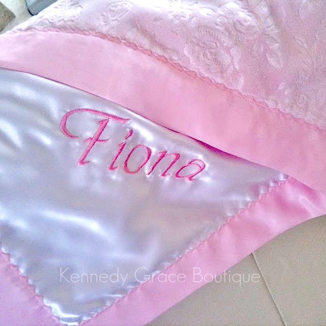 Kennedy Grace Boutique Baby Blankets 55.00 Free Shipping (USA)