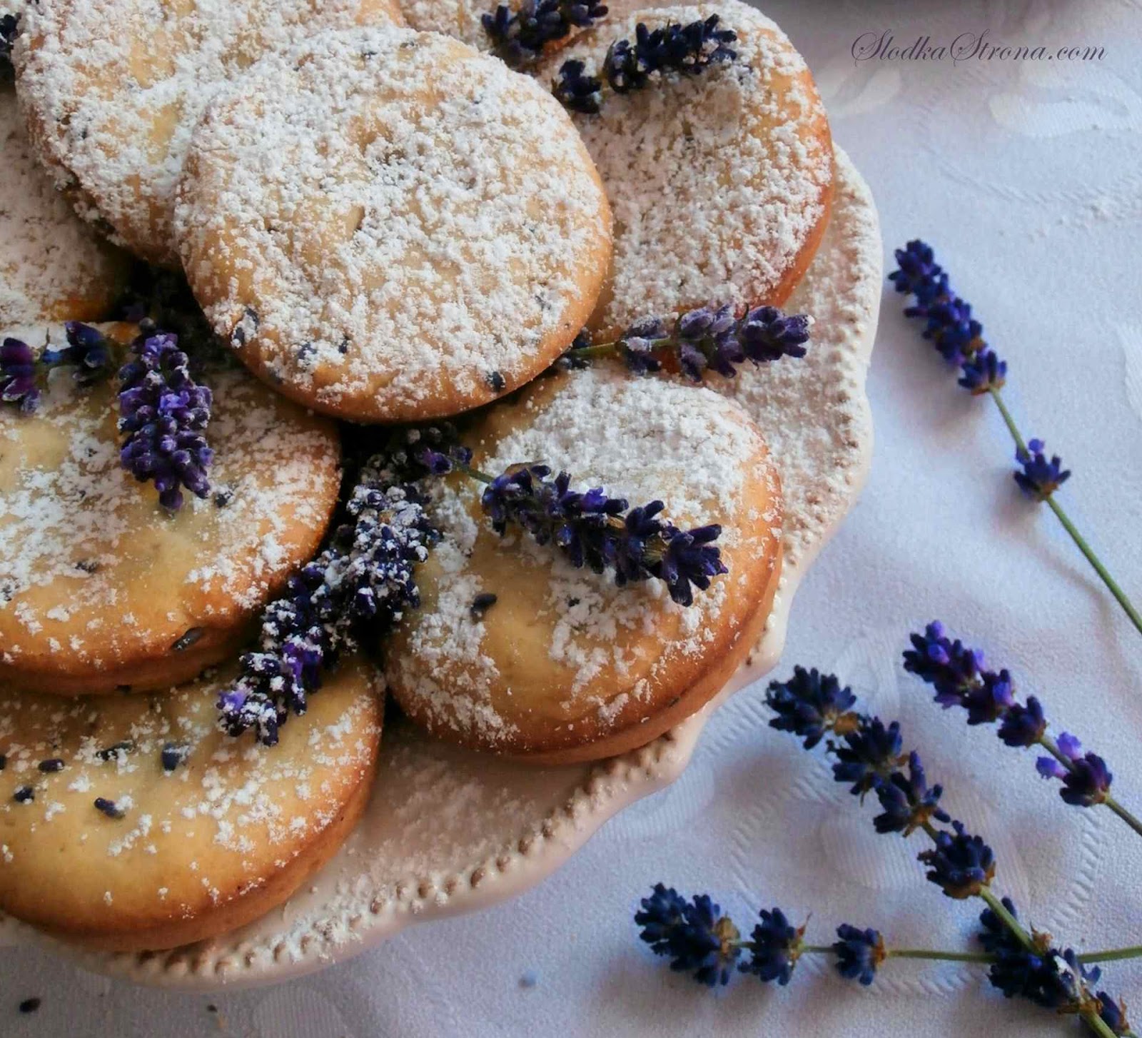 Ciasteczka z Lawendą - Przepis - Słodka Strona