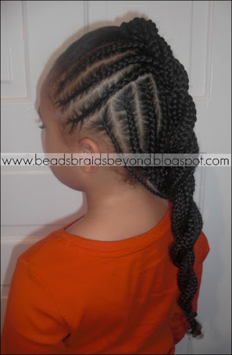 Getting Creative With Basic Cornrows