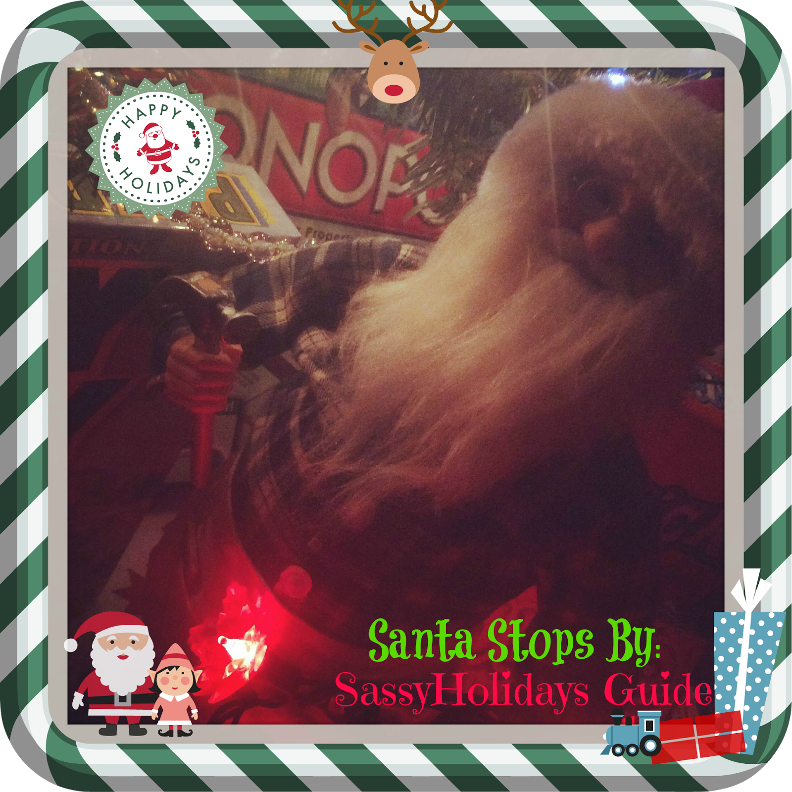 SassyHolidays: Santa Stops By